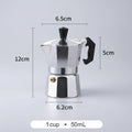 Tekkysui Aluminium Moka Pot Various Sizes