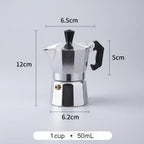 Tekkysui Aluminium Moka Pot Various Sizes