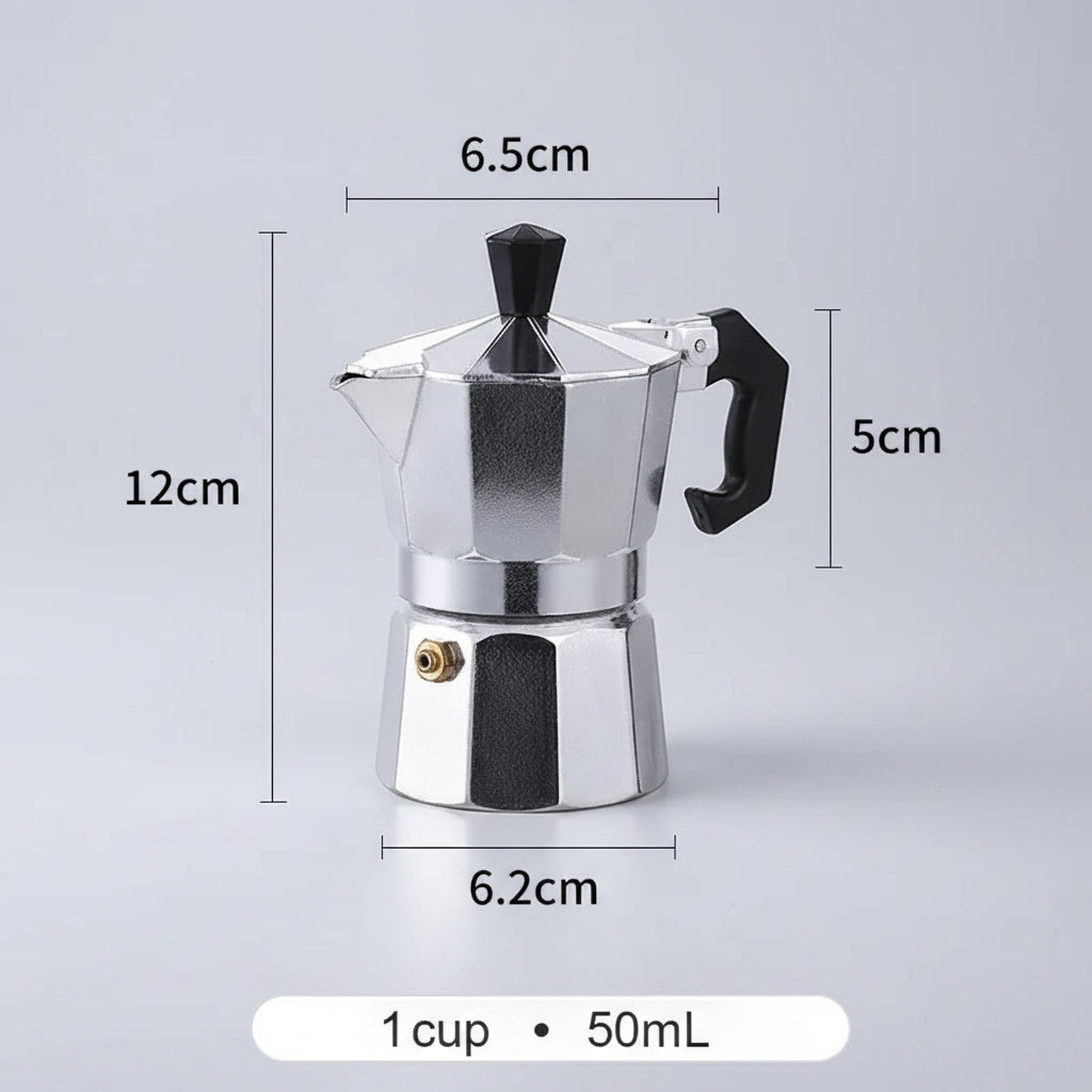 Tekkysui Aluminium Moka Pot Various Sizes