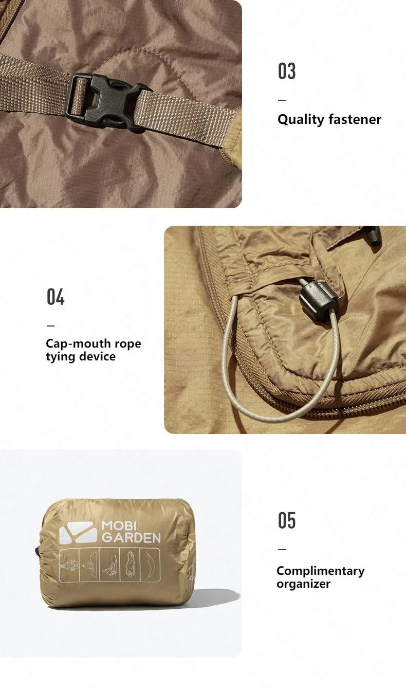MOBI GARDEN Wearable Cloak Sleeping Bag (680g)