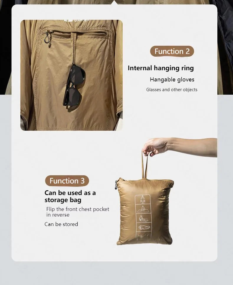 MOBI GARDEN Wearable Cloak Sleeping Bag (680g)