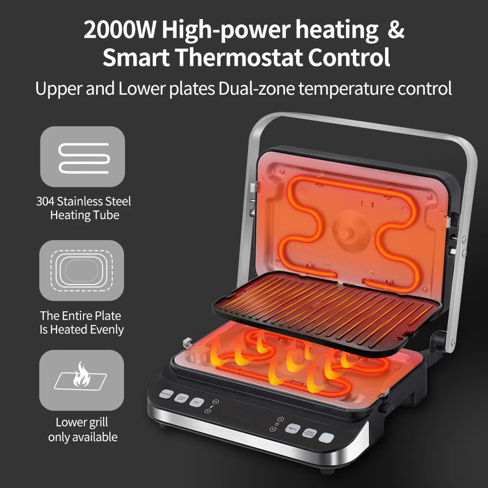 BCG02D with smart thermostat control on a dark background