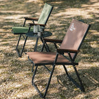 BISINNA 600D Oxford Fabric Kermit‑Style Folding Chair Carbon Steel Frame