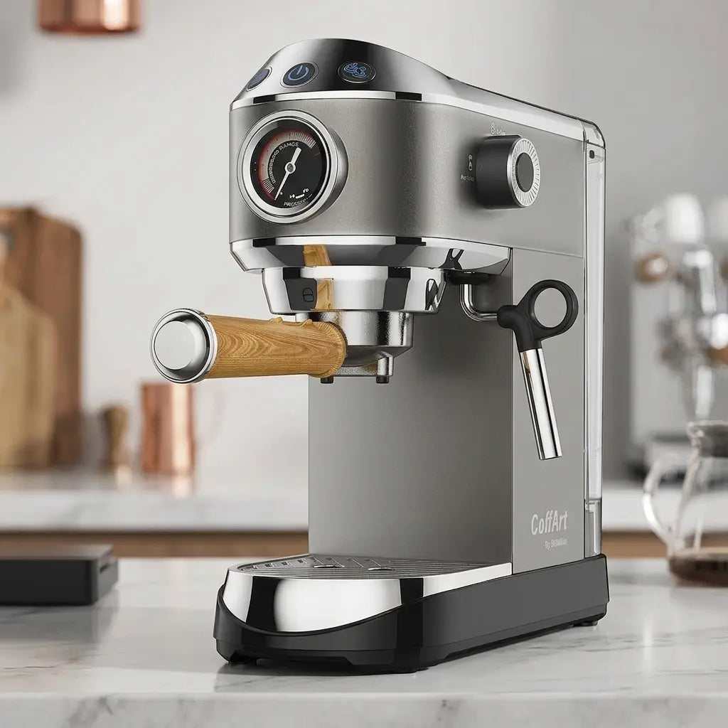 BioloMix CM7008 20‑Bar Semi‑Automatic Espresso Machine Compact, Powerful & Café‑Quality Extraction
