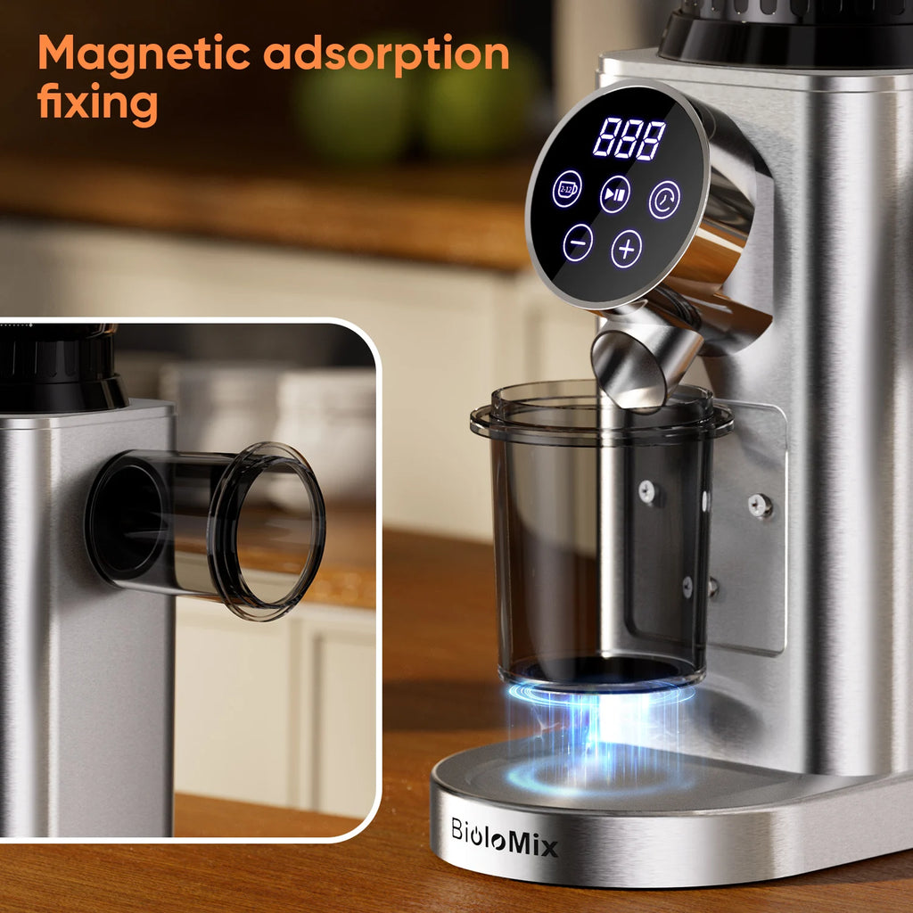 BioloMix CG210 Pro Conical Burr Coffee Grinder Espresso to French Press