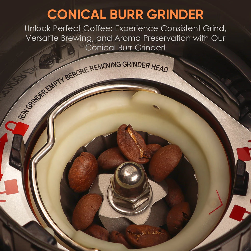 BioloMix CG210 Pro Conical Burr Coffee Grinder Espresso to French Press