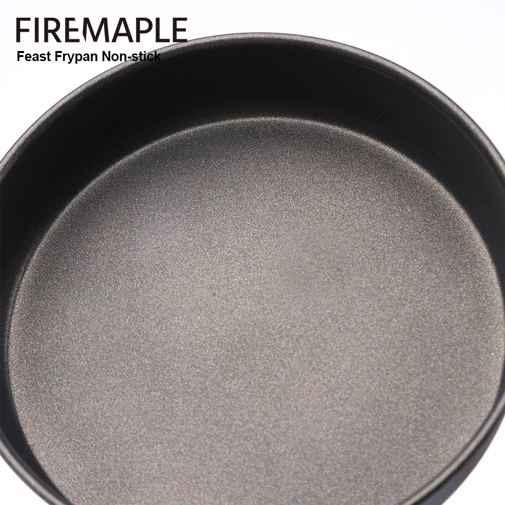 Non-stick frying pan with 'Firemaple' branding on a white background