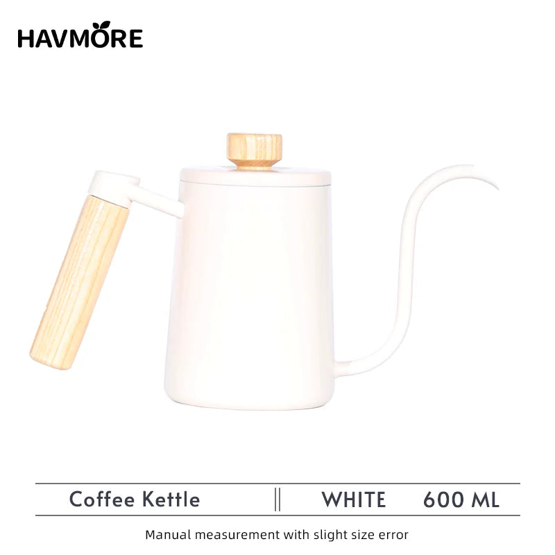 HAVMORE Gooseneck Pour-over Kettle for Coffee and Tea Pot 600ml
