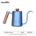 HAVMORE Gooseneck Pour-over Kettle for Coffee and Tea Pot 600ml