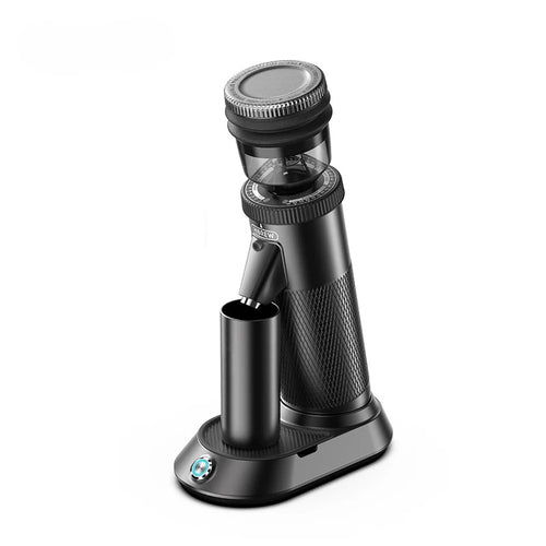 Front view of a HiBREW G5 Electric Coffee Grinder featuring a white background