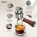Hibrew promotional image featuring the benefits of the product