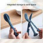 3-IN-1 Travel Cutlery Set