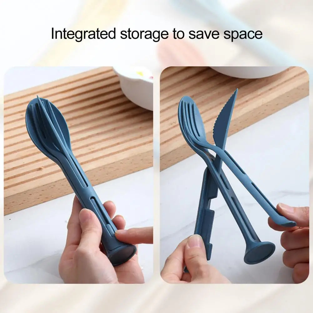 3-IN-1 Travel Cutlery Set