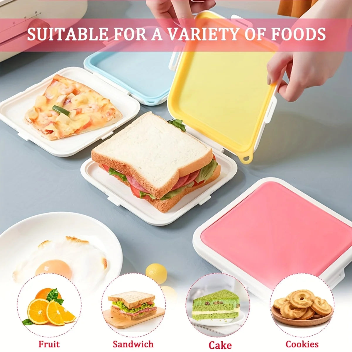 Silicone Sandwich Storage Box