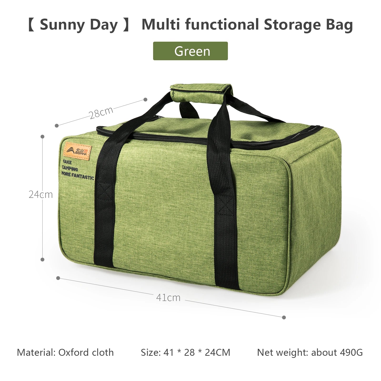 BISINNA 900D Oxford Camping Storage Bag Foldable, Lightweight & Durable 26L