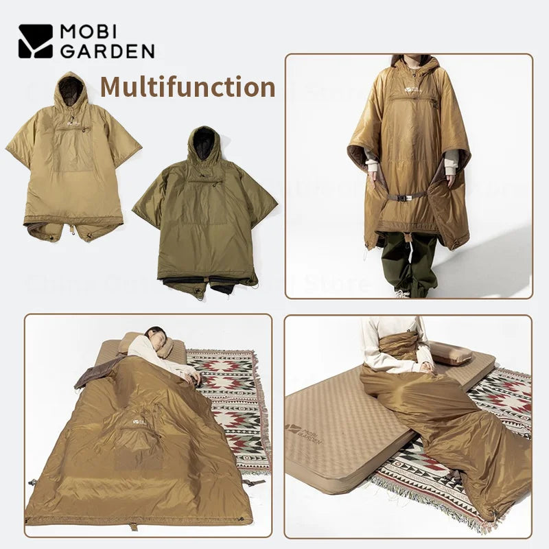 MOBI GARDEN Wearable Cloak Sleeping Bag (680g)