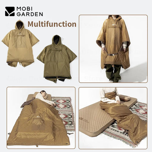 MOBI GARDEN Wearable Cloak Sleeping Bag (680g)