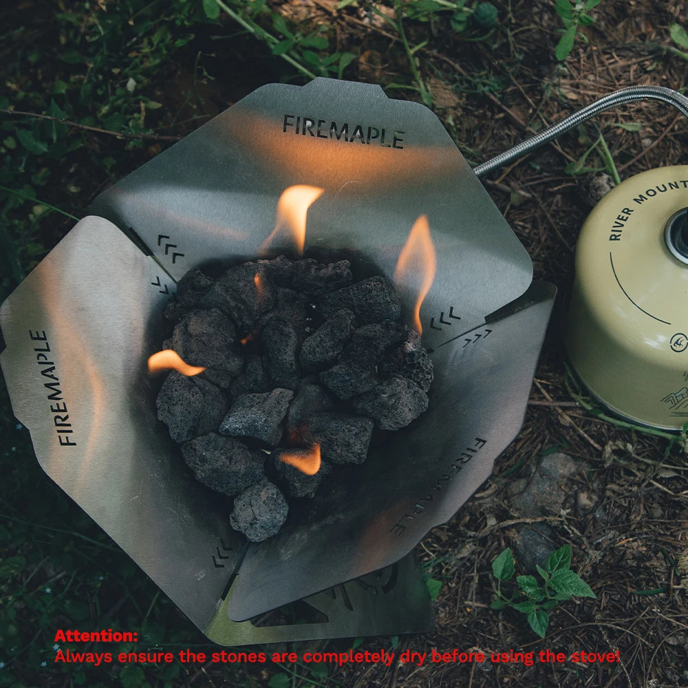 Fire Maple Antarcti Portable Gas Fire Pit | Compact Ultralight Campfire