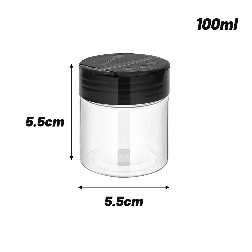 Plastic Seasoning Jars 1/3/6/12PCS
