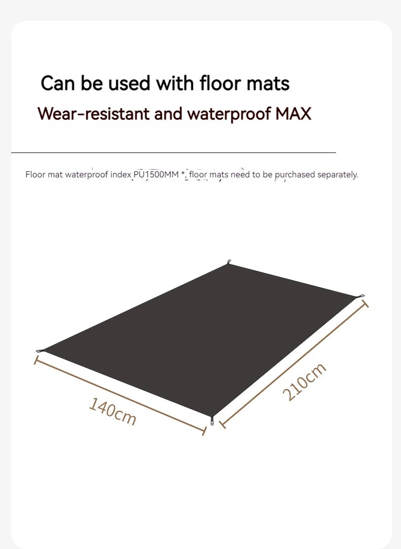MOBI GARDEN Cold Mountain UL Tent Footprint & Waterproof Mat