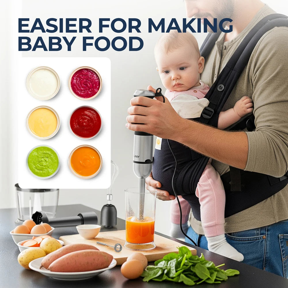 ROUNY H4 6-in-1 Handheld Immersion Blender 1500W