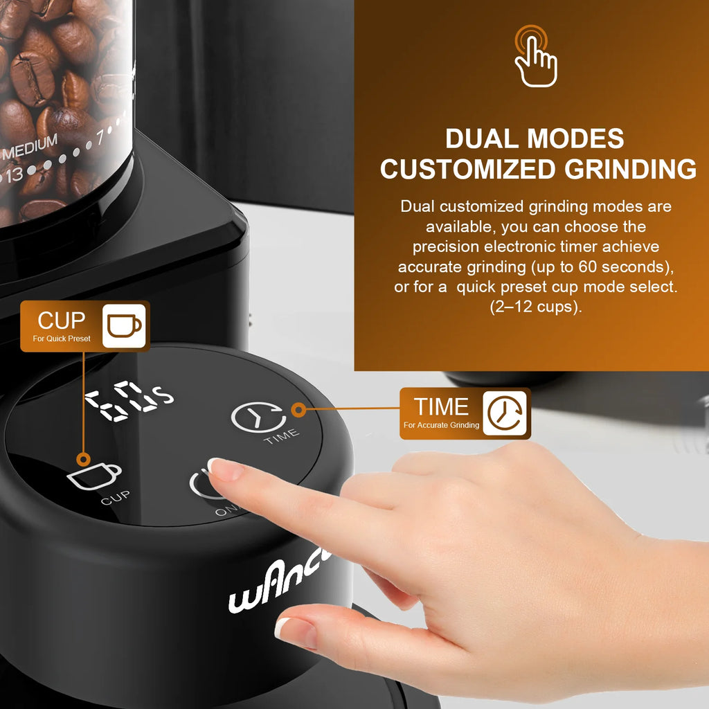 Wancle CBG-9001 Conical Burr Coffee Grinder