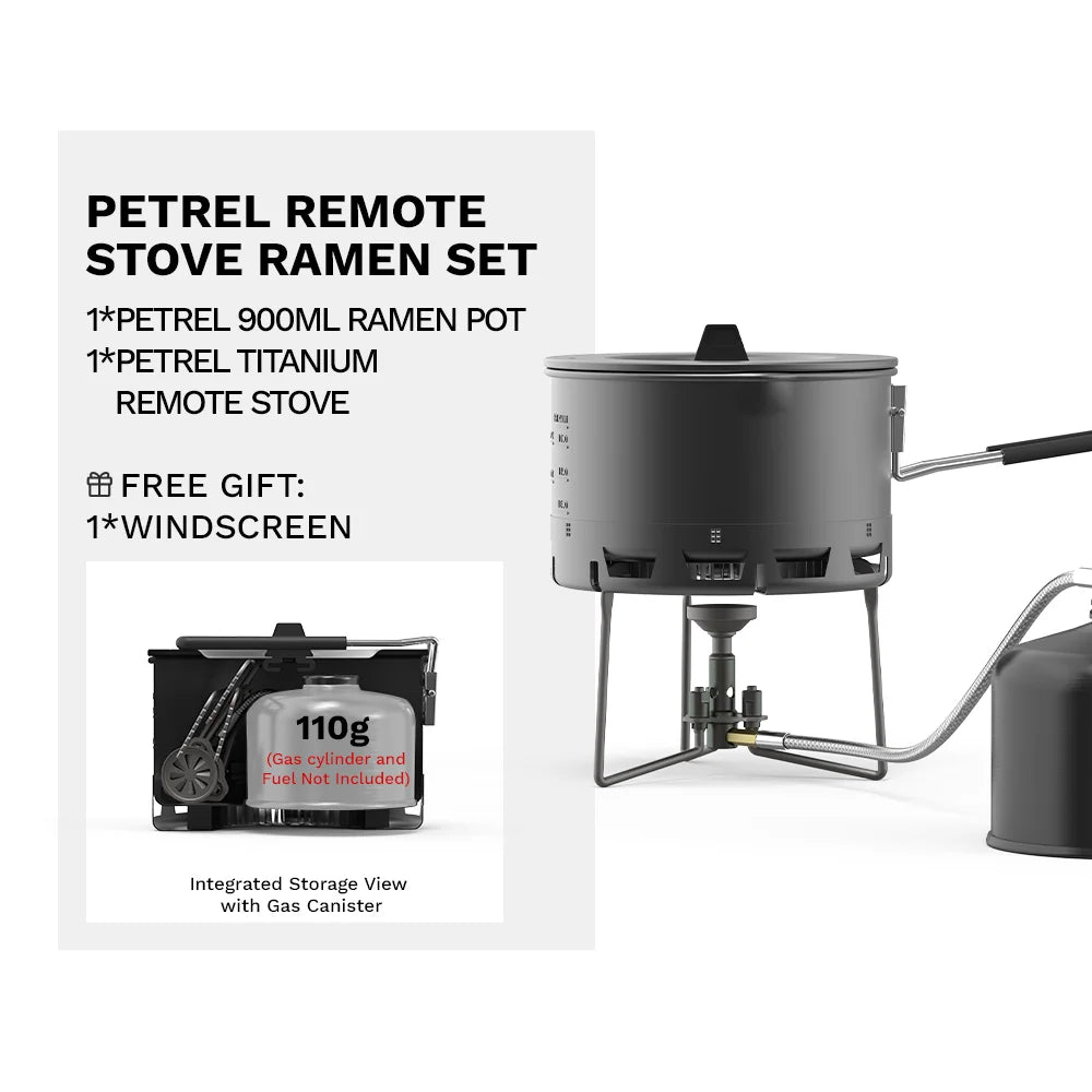 Fire-Maple Petrel Ultralight Titanium Split Stove Portable Camping Burner