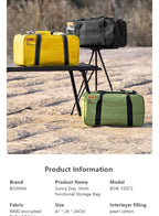 BISINNA 900D Oxford Camping Storage Bag Foldable, Lightweight & Durable 26L