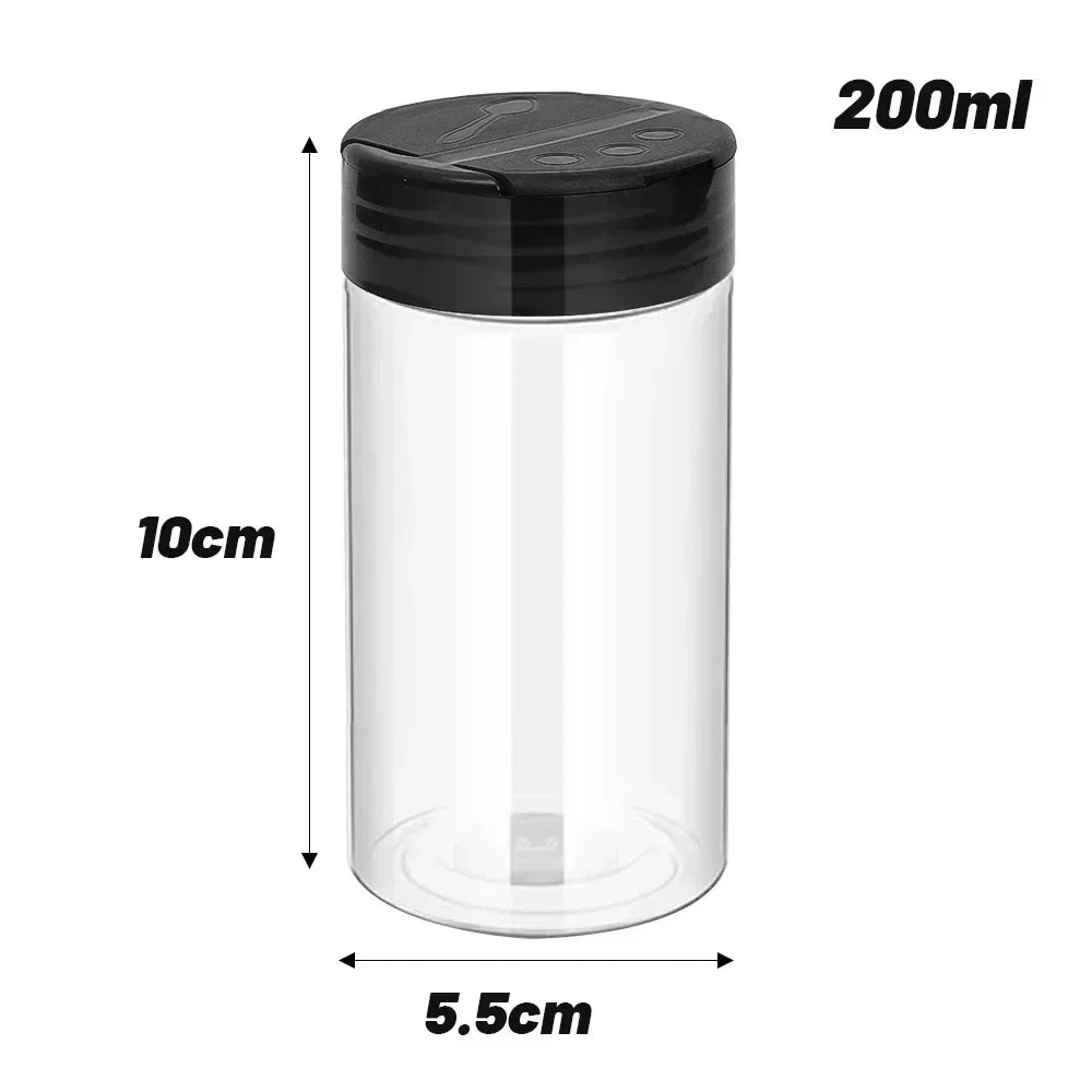Plastic Seasoning Jars 1/3/6/12PCS
