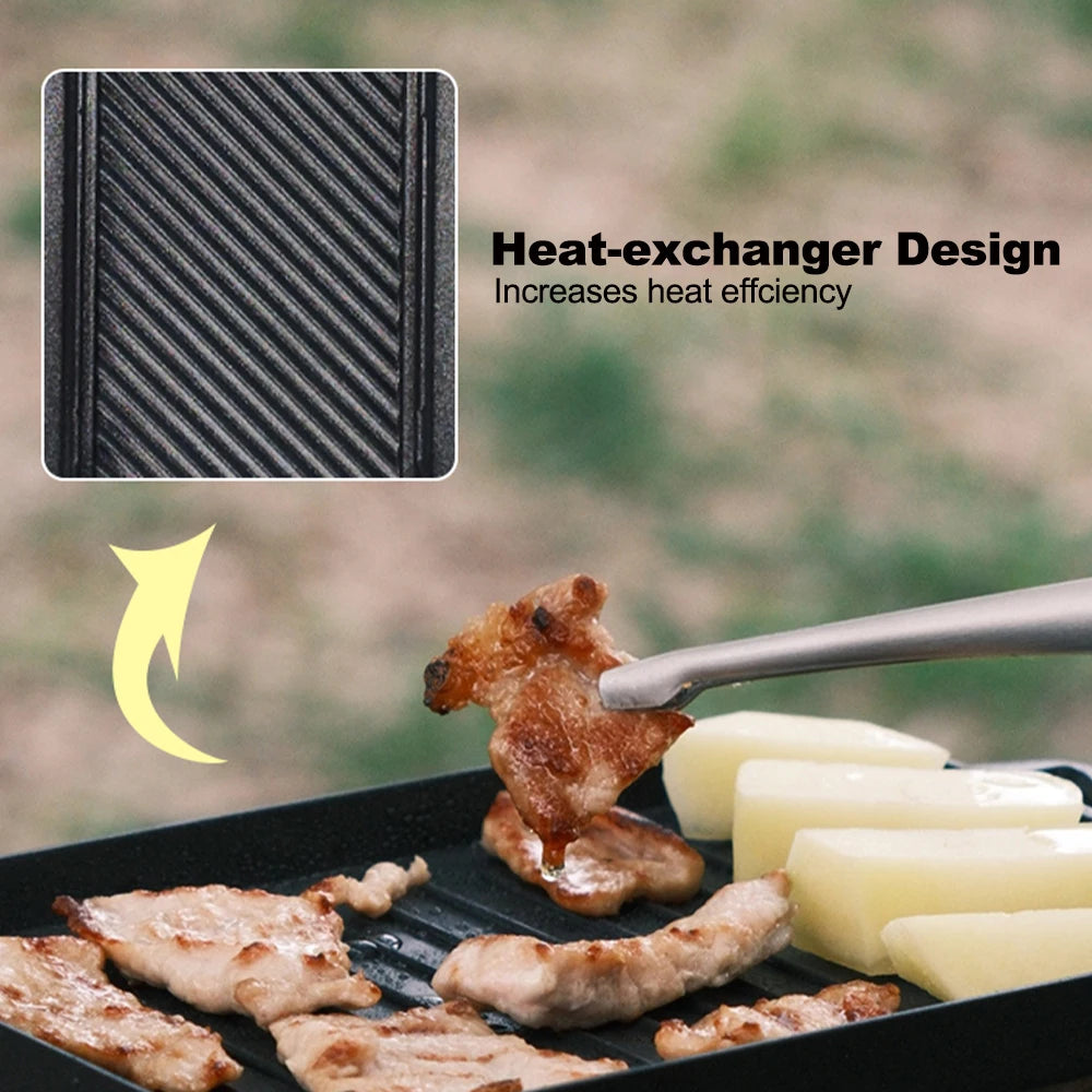 Fire‑Maple Sunflower Grill Plate Set Compact, Lightweight & Built for Outdoor Cooking