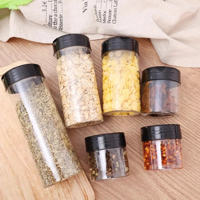 Plastic Seasoning Jars 1/3/6/12PCS