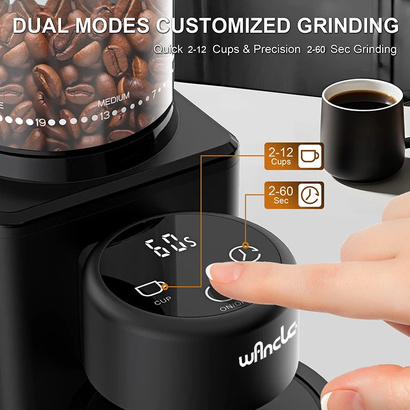 Wancle CBG-9001 Conical Burr Coffee Grinder