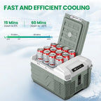 Alpicool NL9 Portable Refrigerator – 9L Compact 12V/24V Compressor Fridge-Freezer