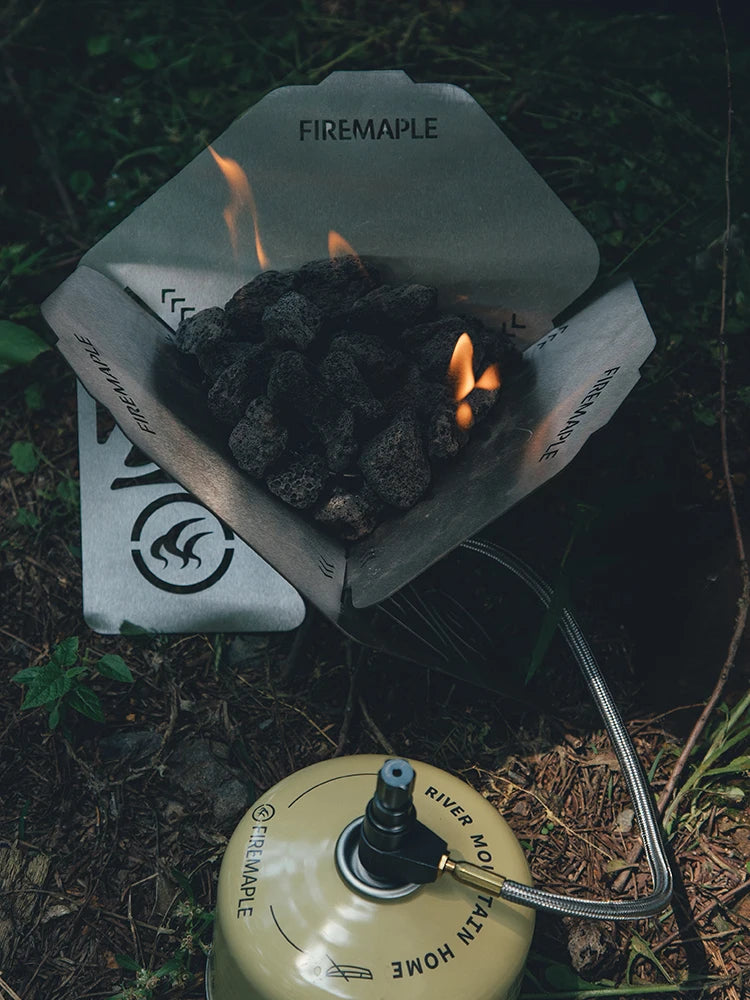 Fire Maple Antarcti Portable Gas Fire Pit | Compact Ultralight Campfire
