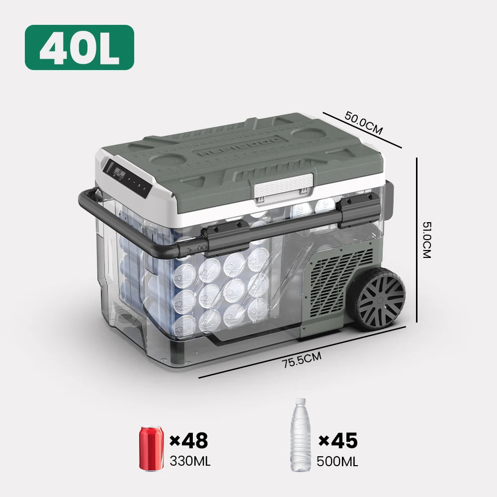 Alpicool EZGW Series Smart Portable Refrigerator – 40L / 49L / 58L Options