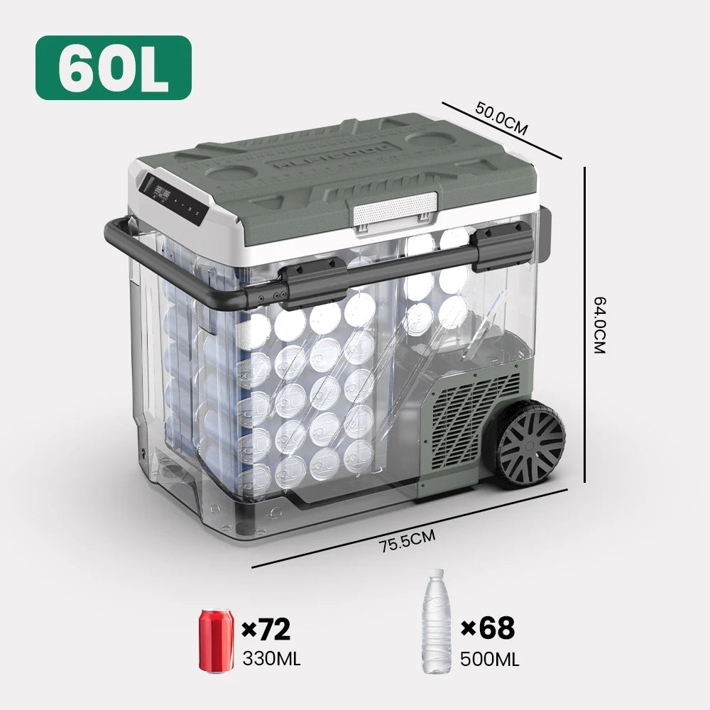 Alpicool EZGW Series Smart Portable Refrigerator – 40L / 49L / 58L Options