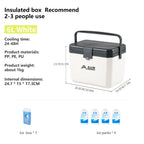 BISINNA Portable Insulated Cooler Box Long‑Lasting Ice Retention  6L / 13.5L / 22L