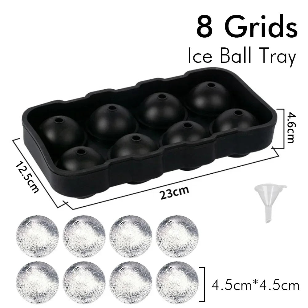 Silicone Ice Cube Moulds 4/6/8