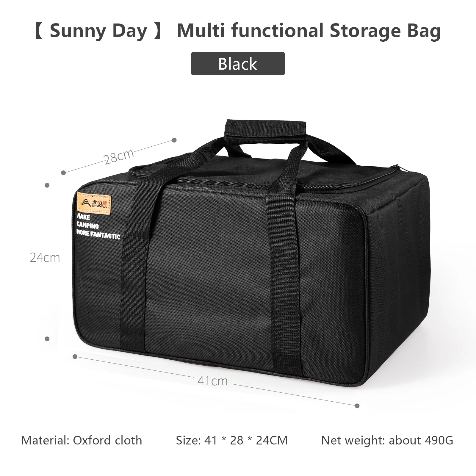 BISINNA 900D Oxford Camping Storage Bag Foldable, Lightweight & Durable 26L