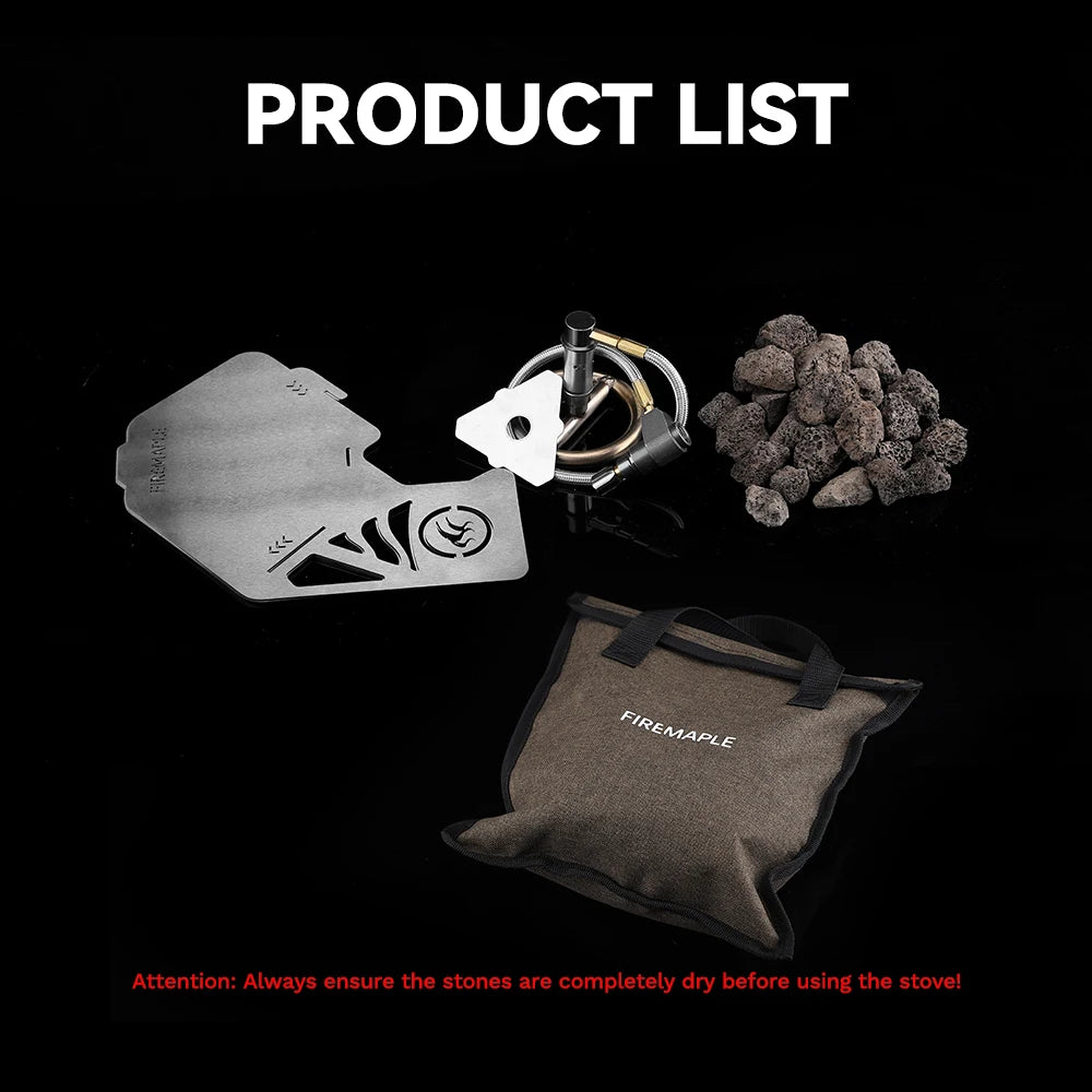 Fire Maple Antarcti Portable Gas Fire Pit | Compact Ultralight Campfire
