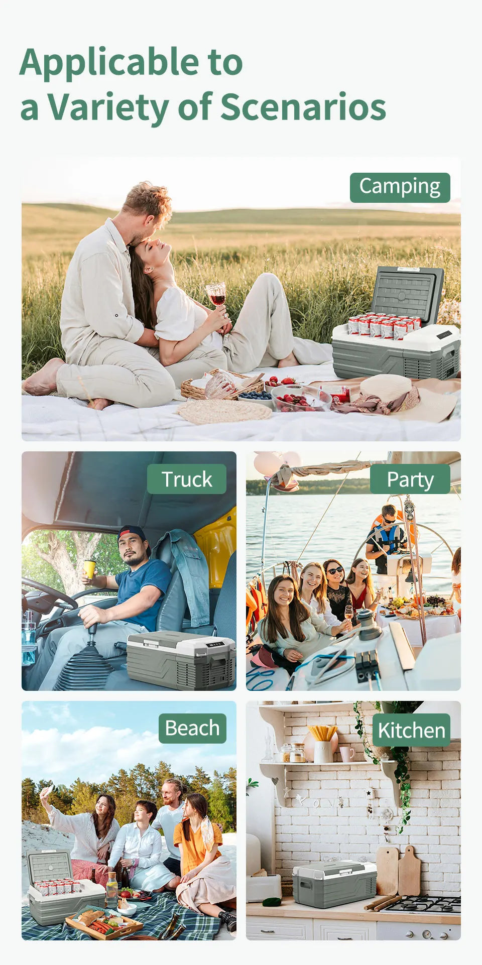 Alpicool NL15 Portable Compressor Refrigerator – 15L Ultra-Efficient 12V Fridge-Freezer