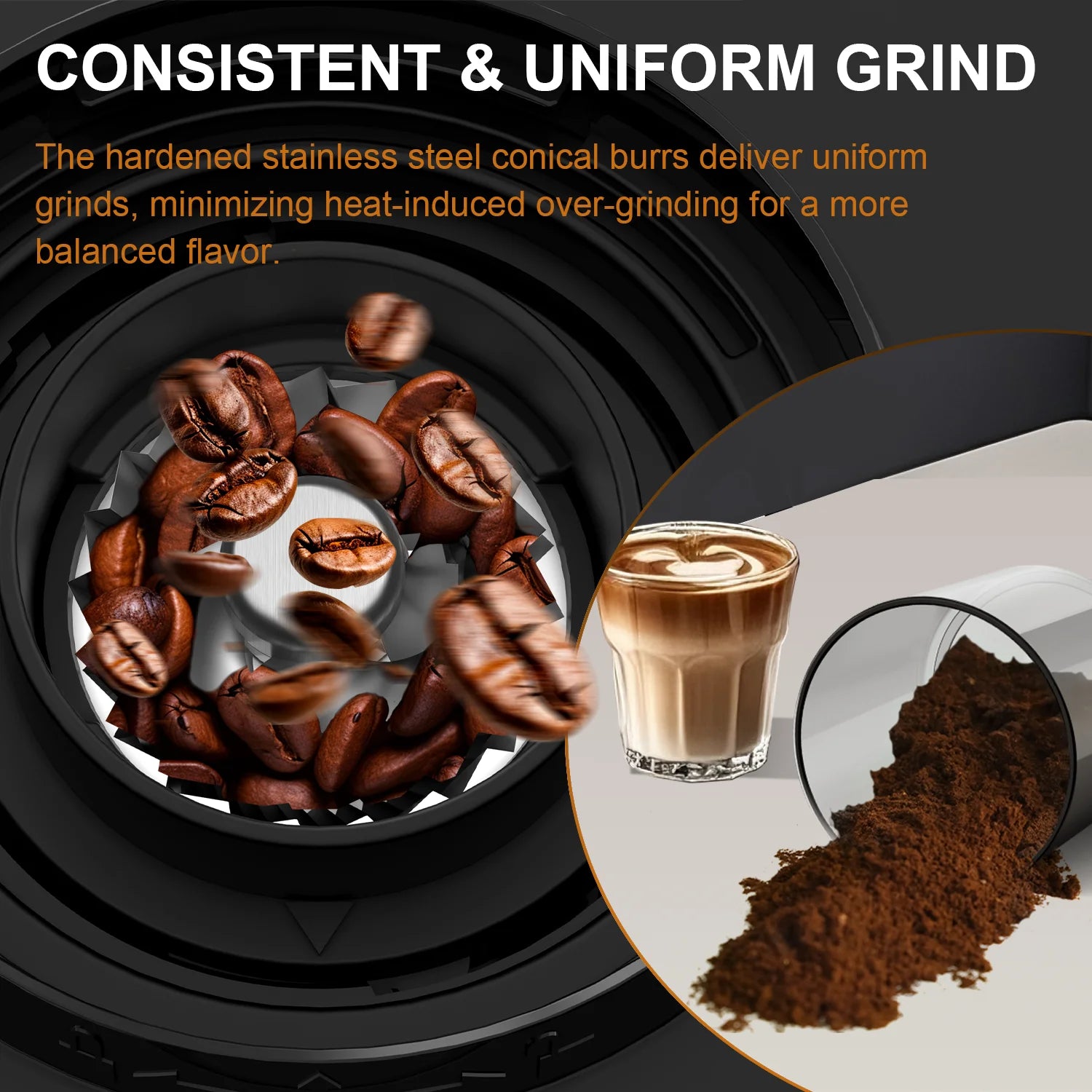 Wancle CBG-9001 Conical Burr Coffee Grinder
