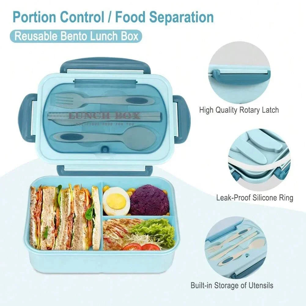 Tekkysui PrepBox 4-Compartment Bento Lunch Box