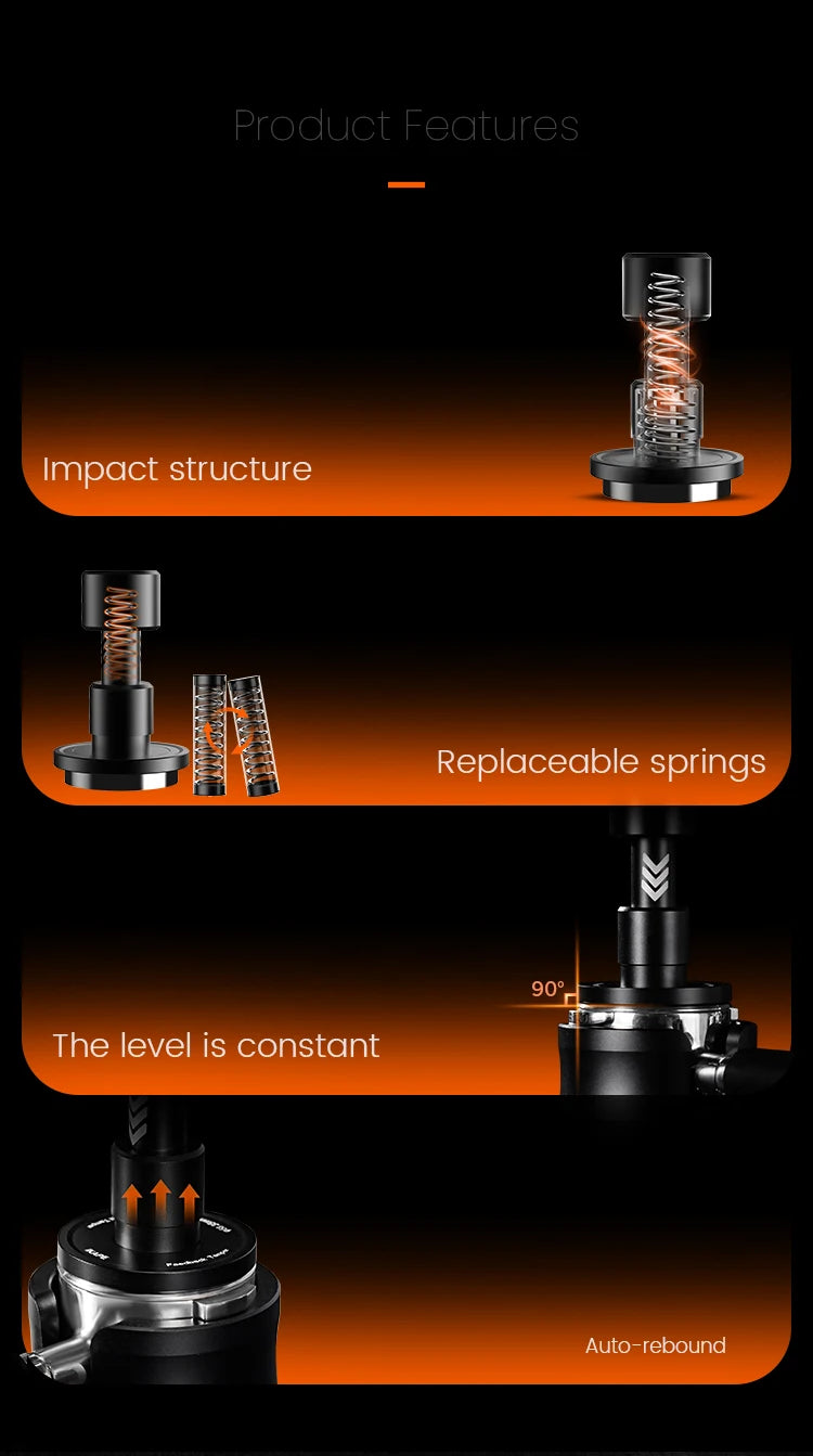IKAPE Impact & Constant Pressure Espresso Tamper | 51mm 53.3mm 58.35mm