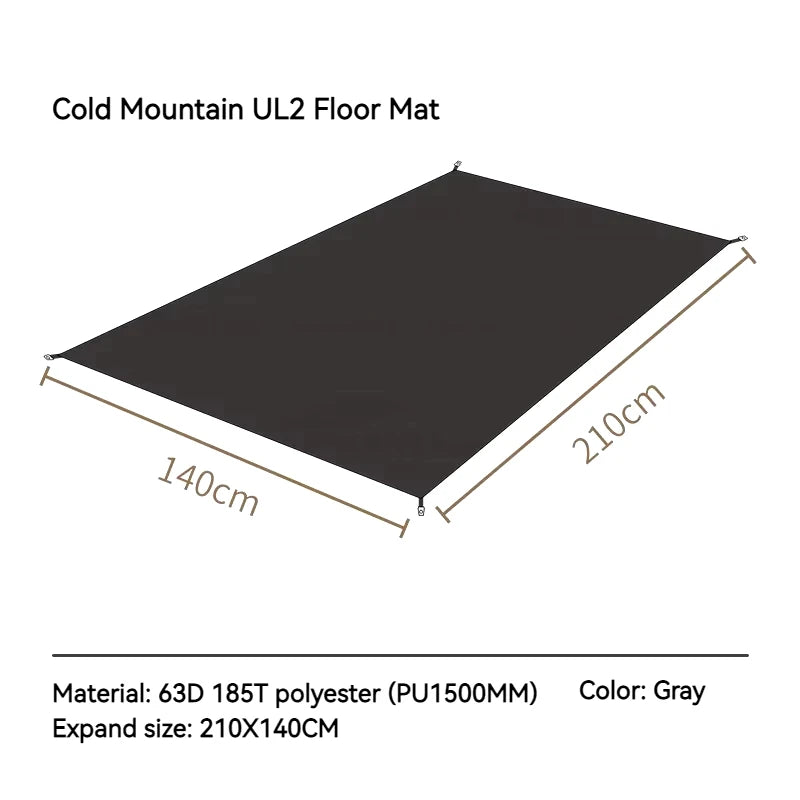 MOBI GARDEN Cold Mountain UL Tent Footprint & Waterproof Mat