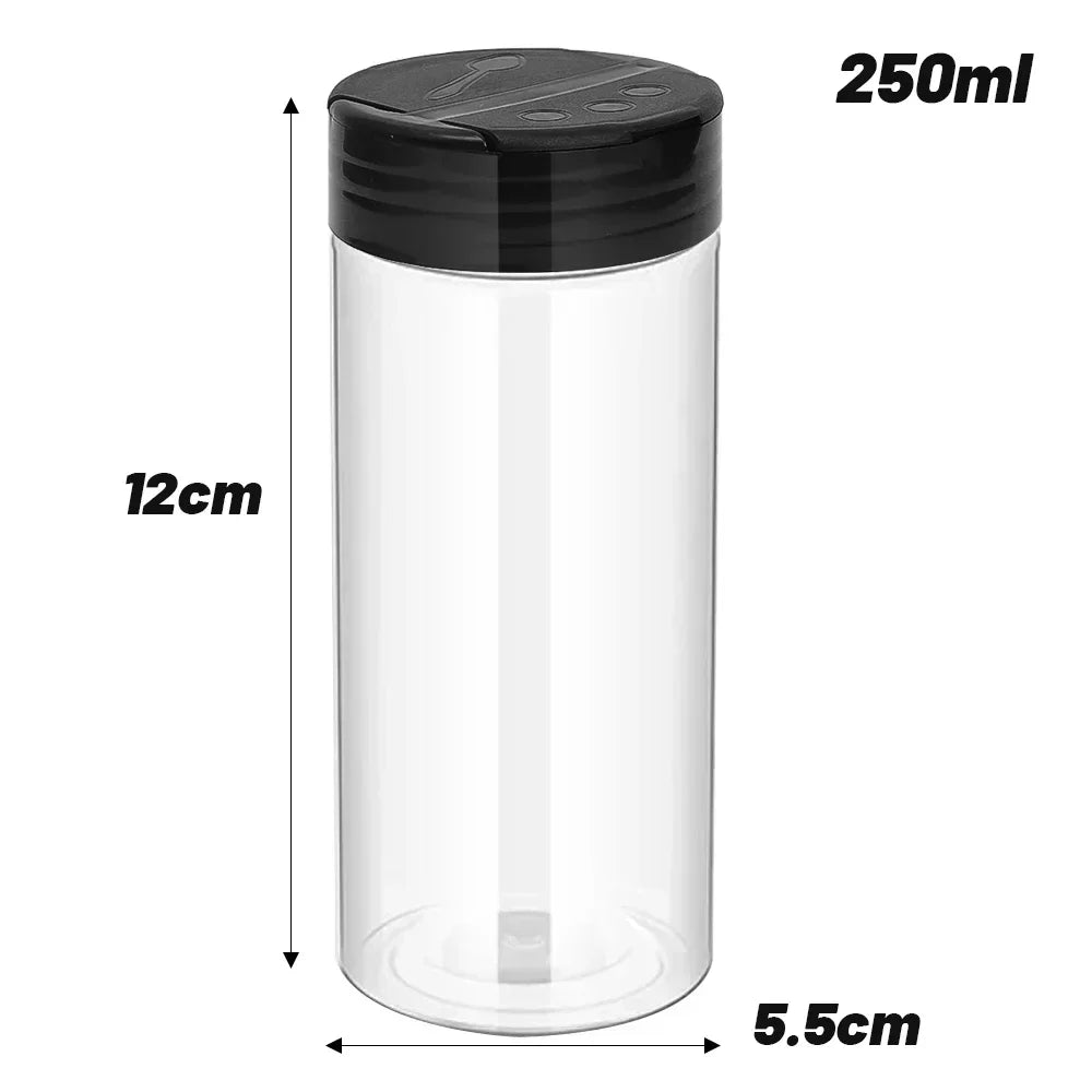 Plastic Seasoning Jars 1/3/6/12PCS