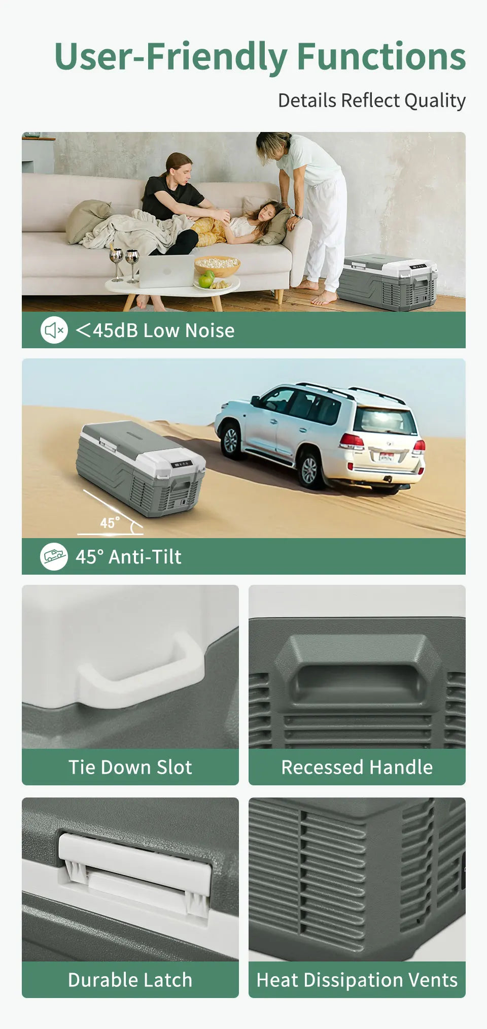 Alpicool NL15 Portable Compressor Refrigerator – 15L Ultra-Efficient 12V Fridge-Freezer