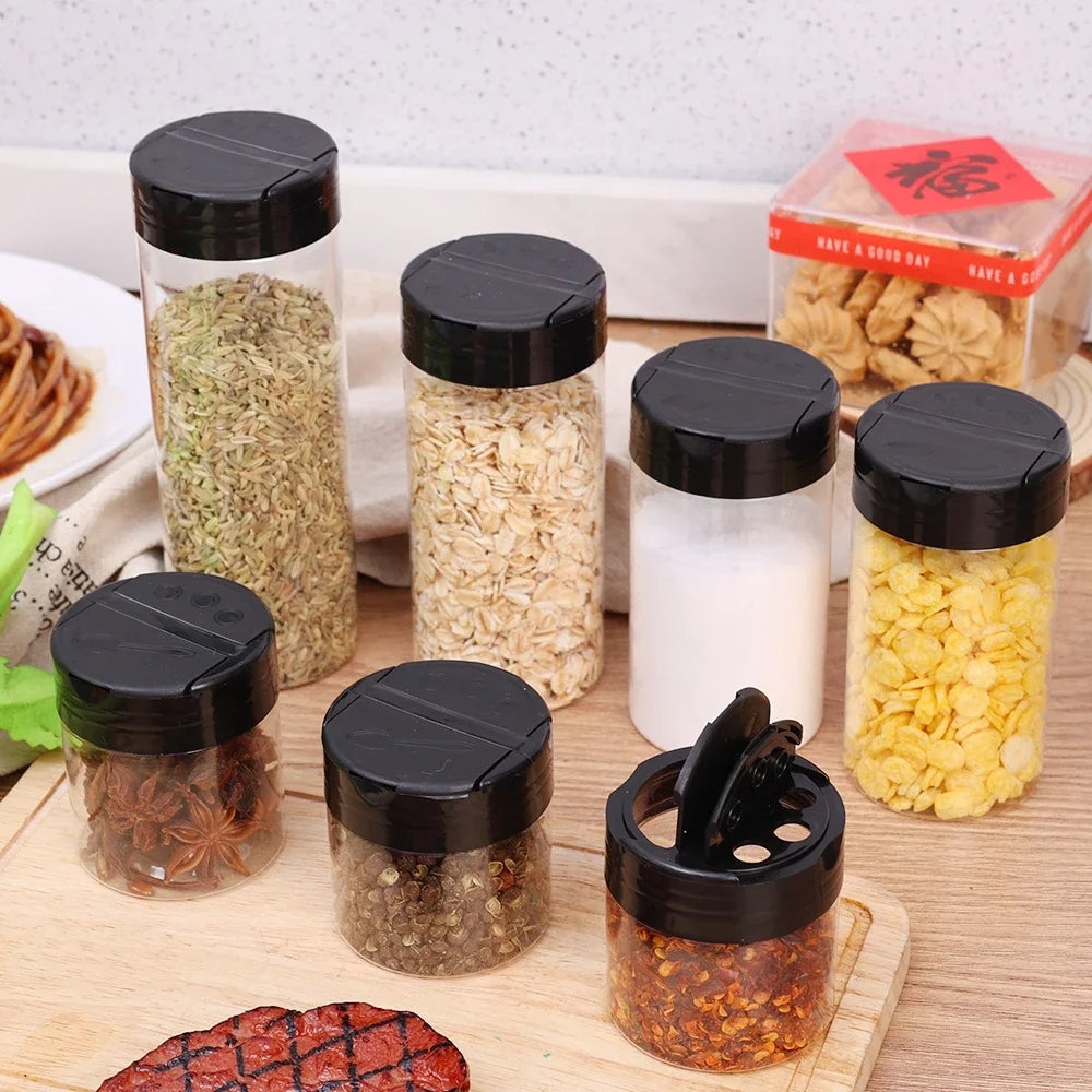 Plastic Seasoning Jars 1/3/6/12PCS