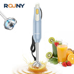 ROUNY H2 Handheld Immersion Blender with Stainless Steel Blades for Kitchen Food Mixing