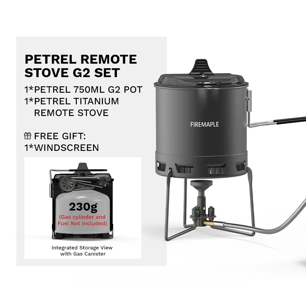 Fire-Maple Petrel Ultralight Titanium Split Stove Portable Camping Burner